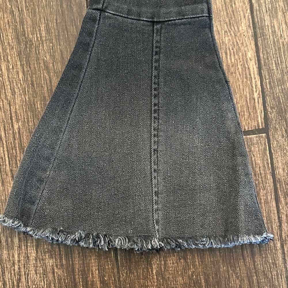 Boutique Toddler Bell Bottom Jeans 4T Black Flare Pants NWT - Picture 2 of 8